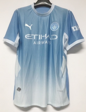 2627 Man city home player version Soccer Jersey